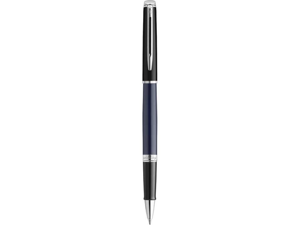 Hemisphere colour blocking rollerball pen with palladium trim 4