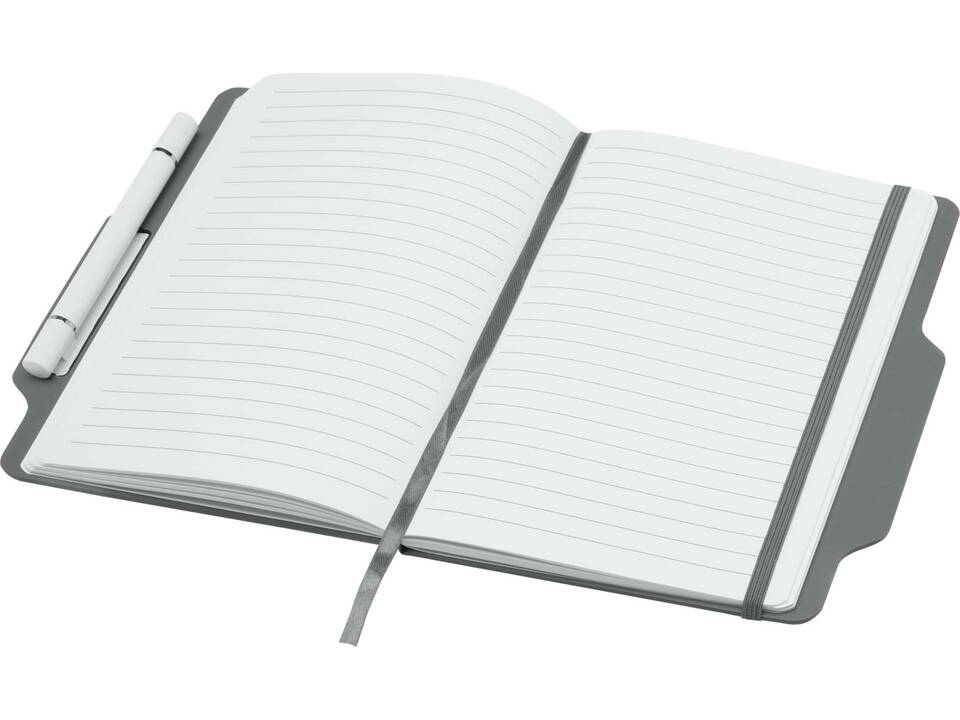 Nexus A5 hard cover notebook with pen and pencil combo (black ink) 22