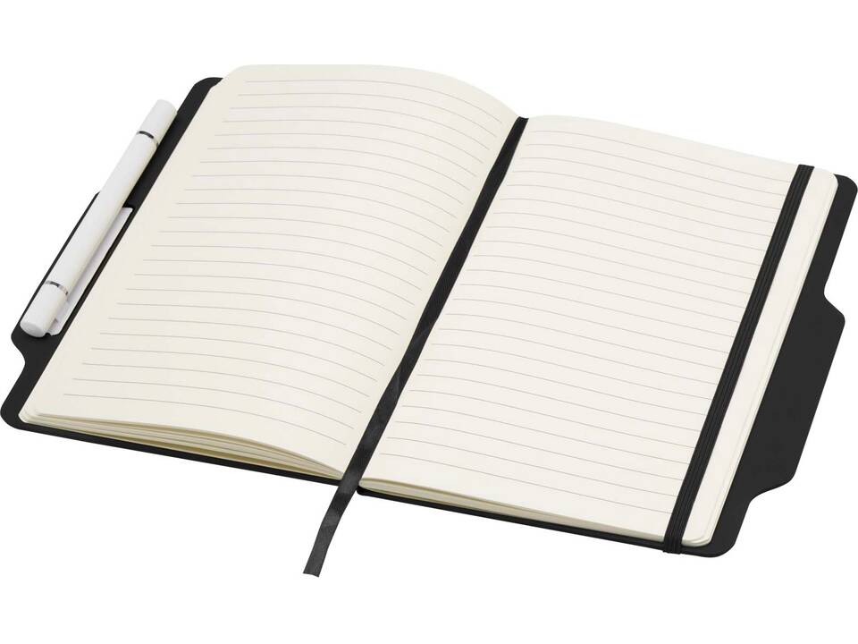 Nexus A5 hard cover notebook with pen and pencil combo (black ink) 30