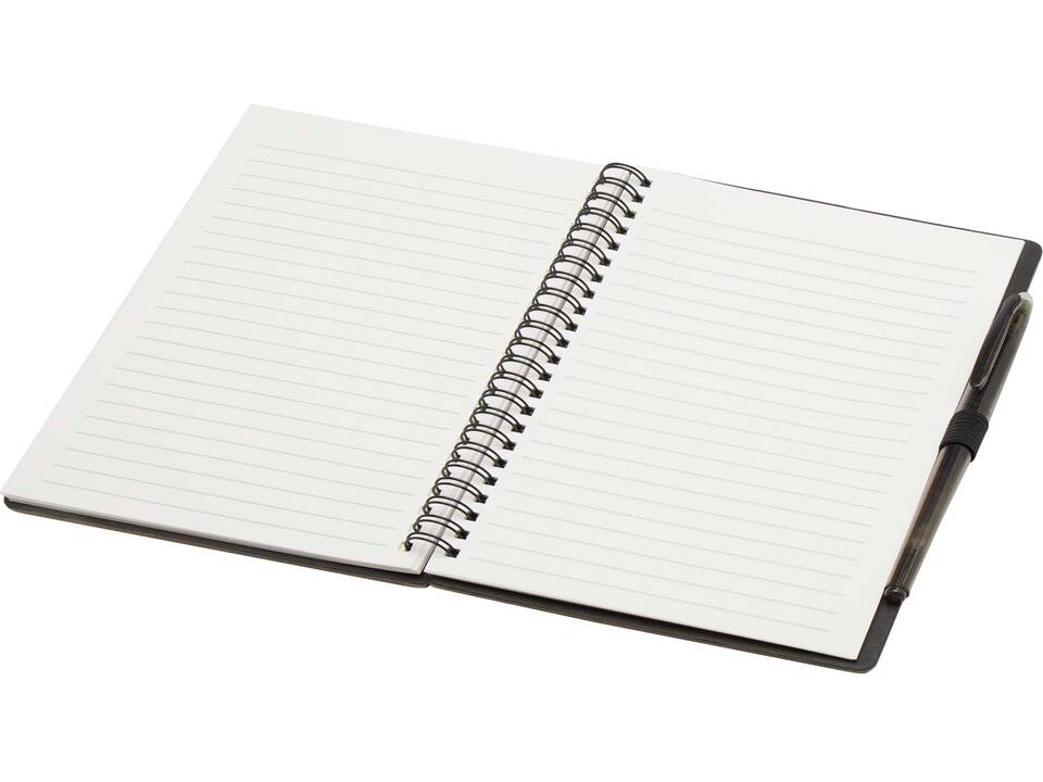 Slate reusable soft cover notebook and pen set (black ink) 21