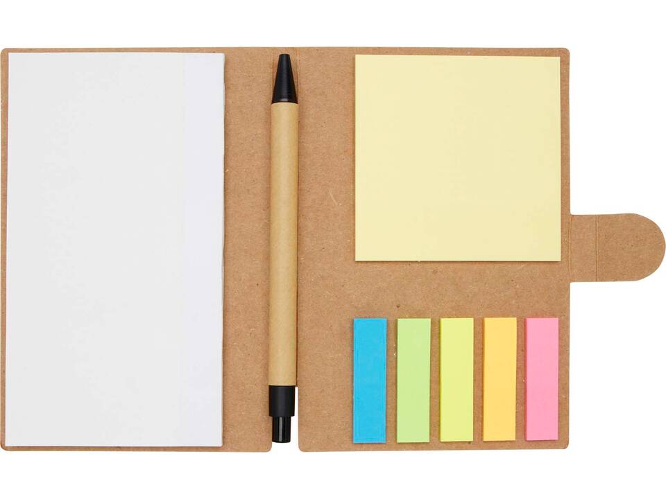 Swift sticky notes booklet with ballpoint pen (black ink) 4