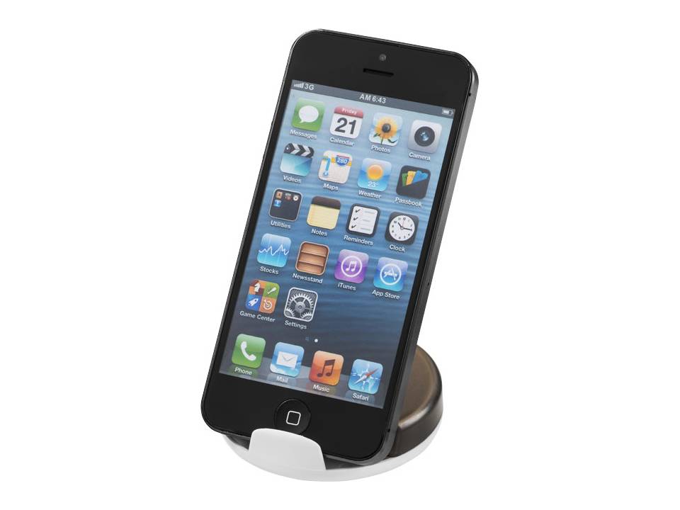 Storm earbuds and smartphone stand 8