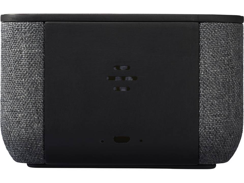 Enjoy exceptional sound of the Shae Fabric and Wood Bluetooth® Speaker 4