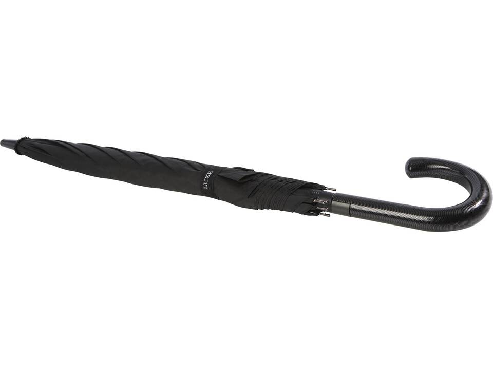 Fontana 23" auto open umbrella with carbon look and crooked handle 3