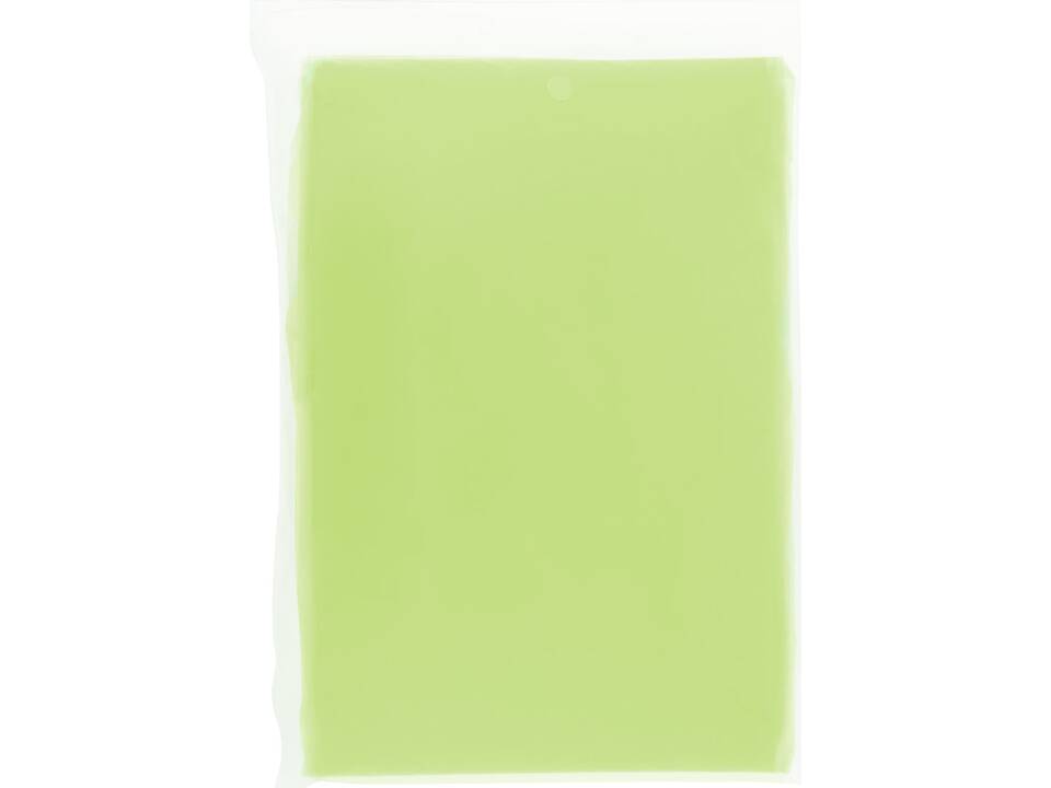 Mayan recycled plastic disposable rain poncho with storage pouch 23