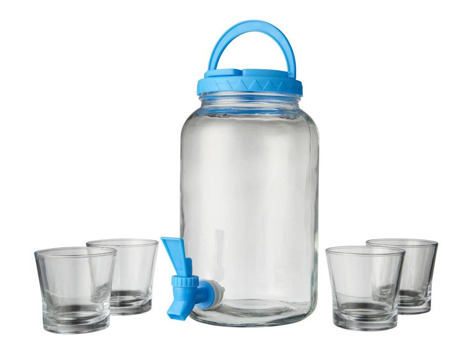 Festi 5-piece drink dispenser set 5
