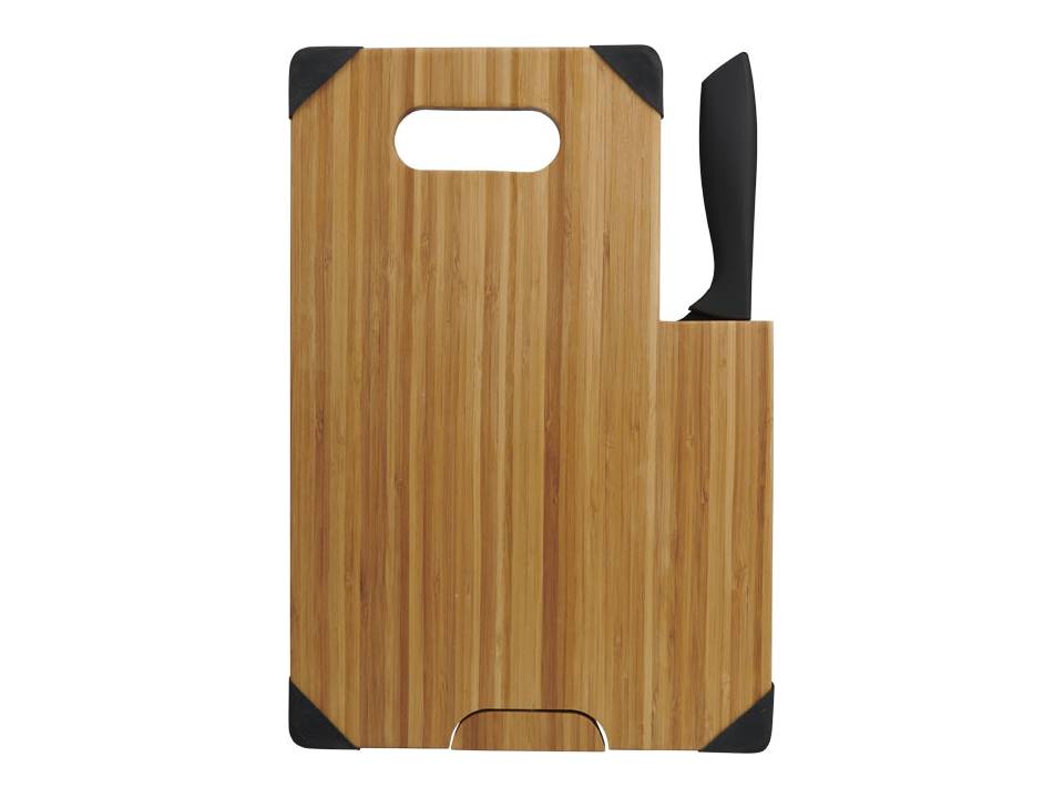 Cutting board with knife 1