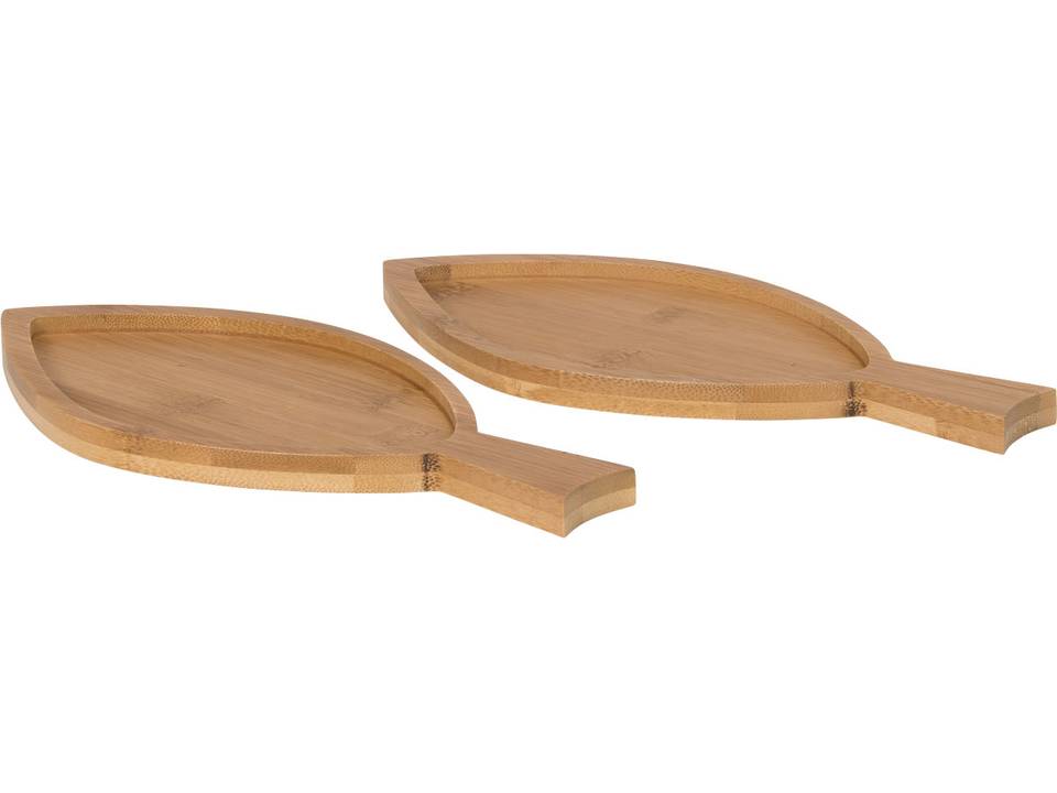 2-piece Bamboo Amuse set Fish 1