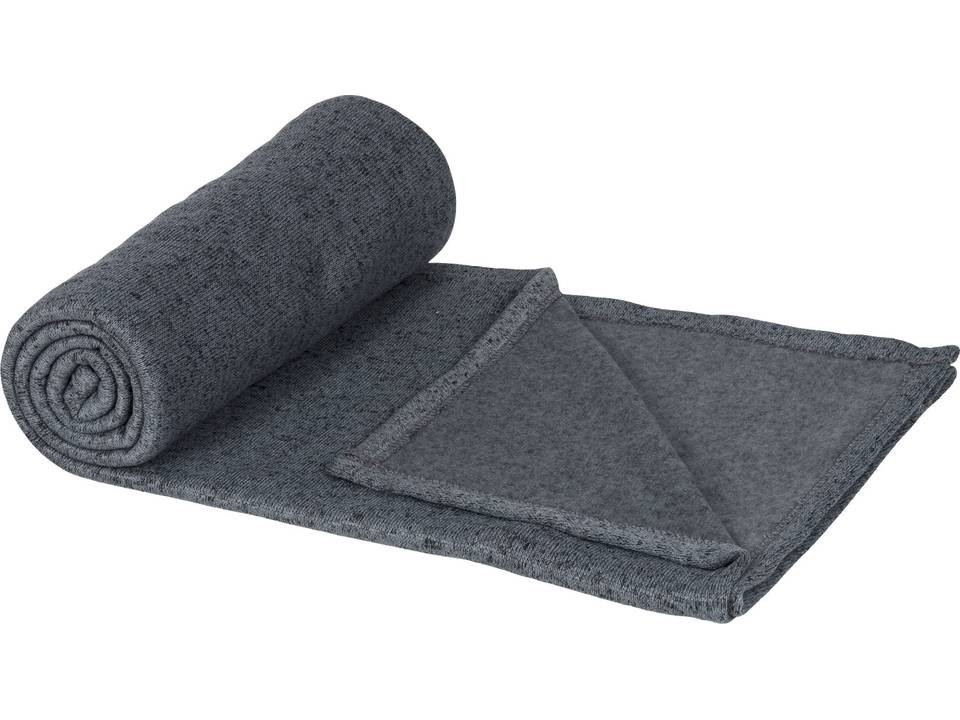 Pim heathered fleece plaid blanket 4