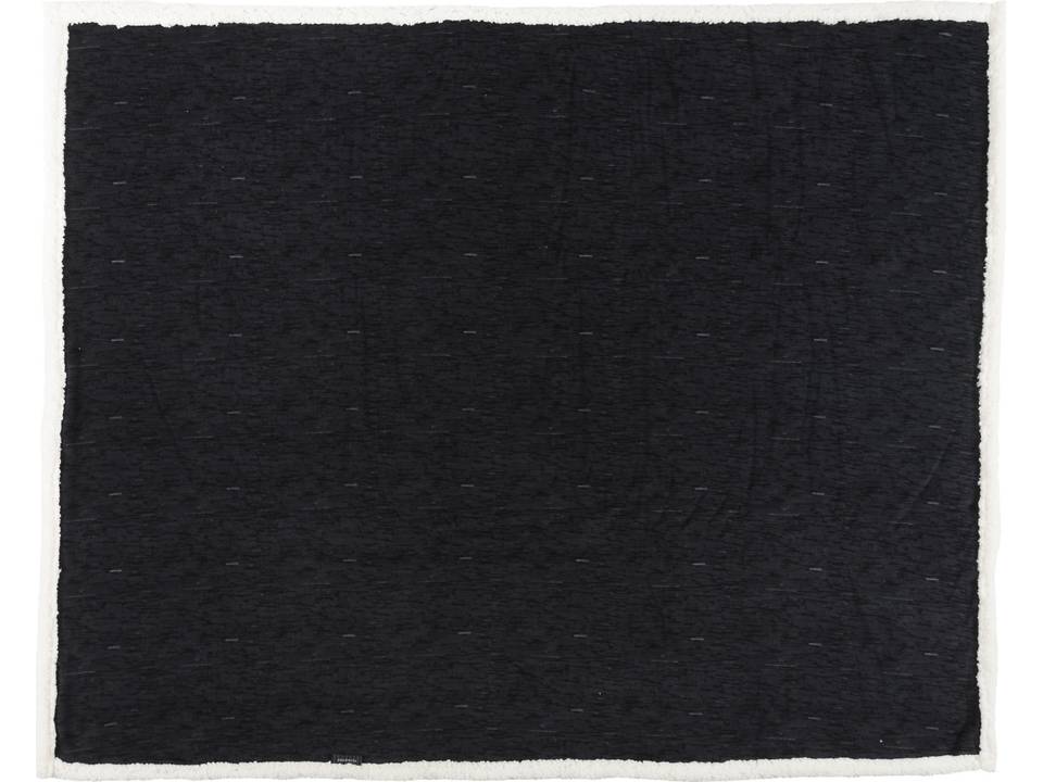 Sam heathered fleece plaid blanket 2