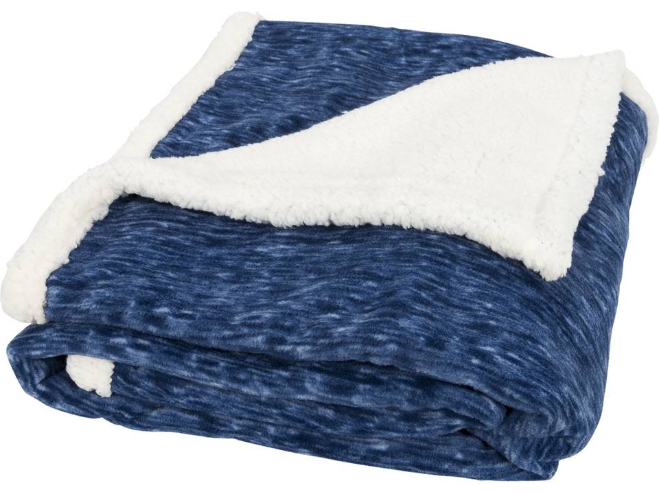 Sam heathered fleece plaid blanket 5