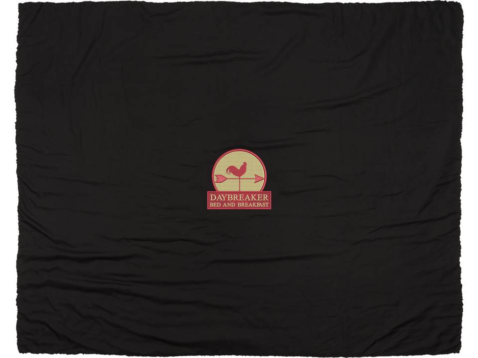 Far sherpa plaid blanket 2