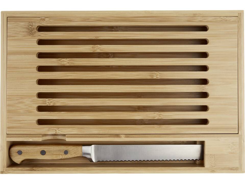 Pao bamboo cutting board with knife 5