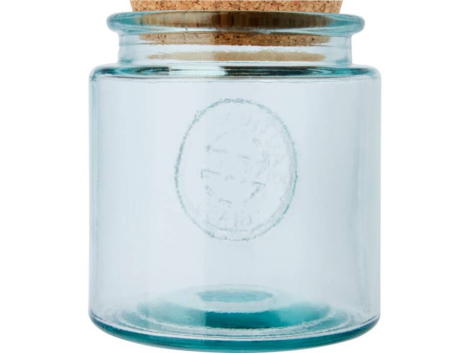 Aire 800 ml 3-piece recycled glass jar set 7