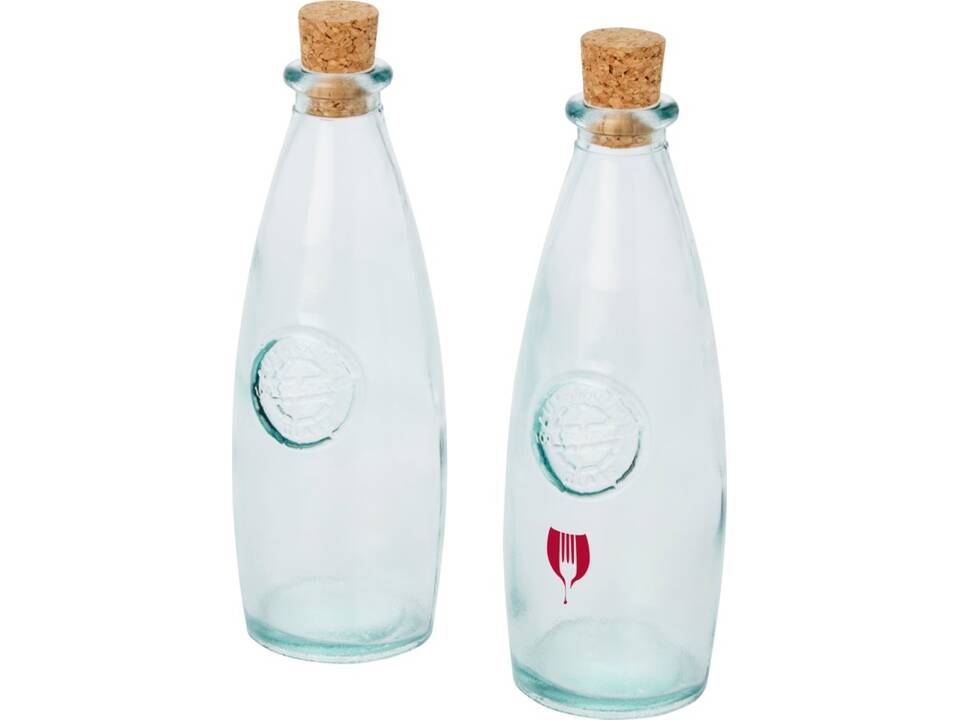 Sabor 2-piece recycled glass oil and vinegar set 4