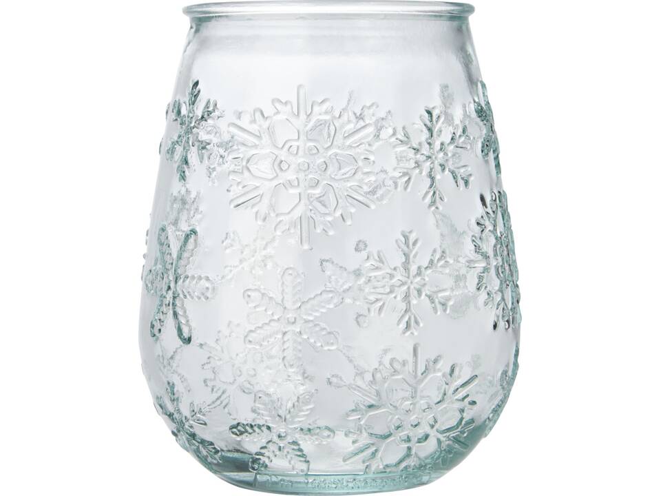 Faro recycled glass tealight holder 3