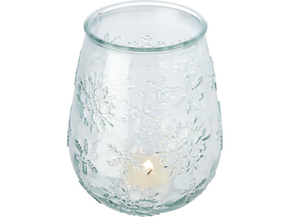 Faro recycled glass tealight holder 4