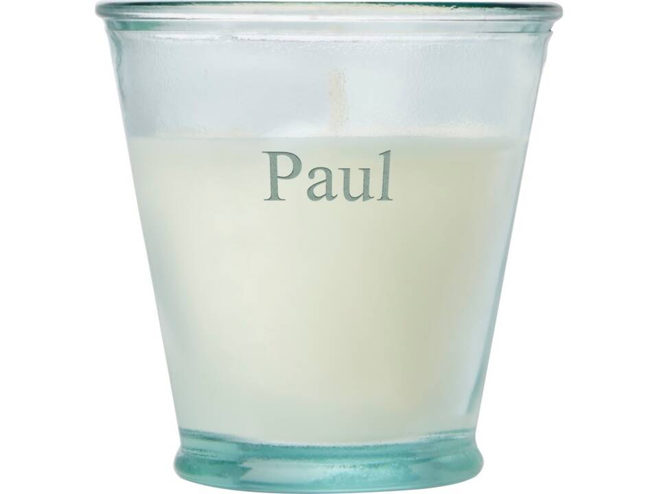 Luzz soybean candle with recycled glass holder 5