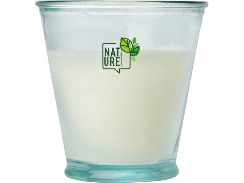 Luzz soybean candle with recycled glass holder 4