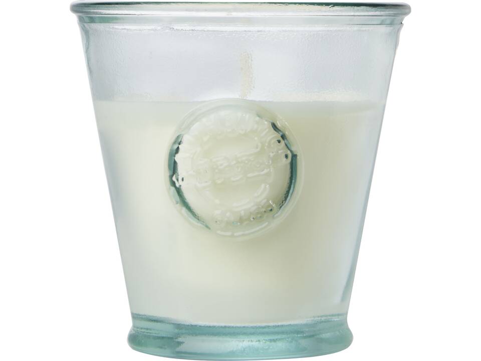 Luzz soybean candle with recycled glass holder 2