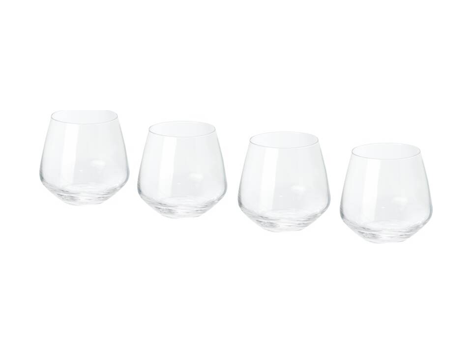 Chuvisco 4-piece glass tumbler set 1
