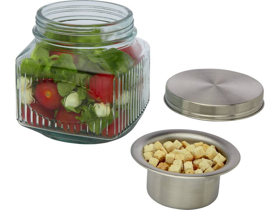 Lechug recycled glass salad pot 3