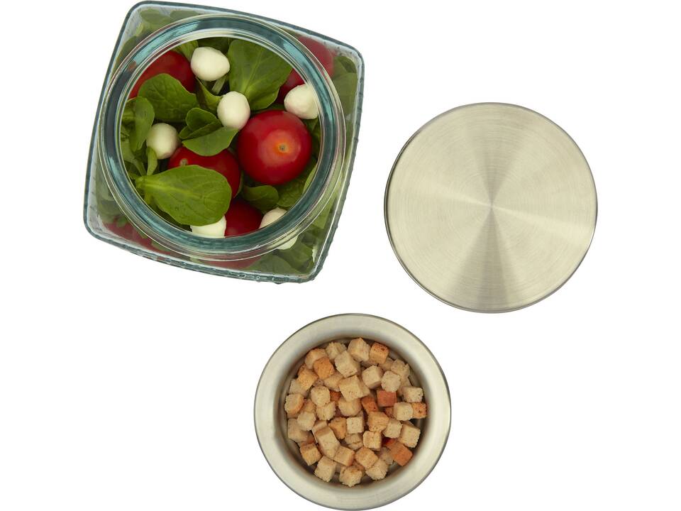 Lechug recycled glass salad pot 2