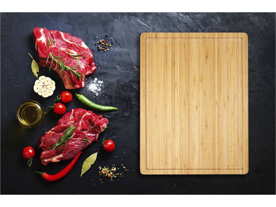 Fet bamboo steak cutting board 4