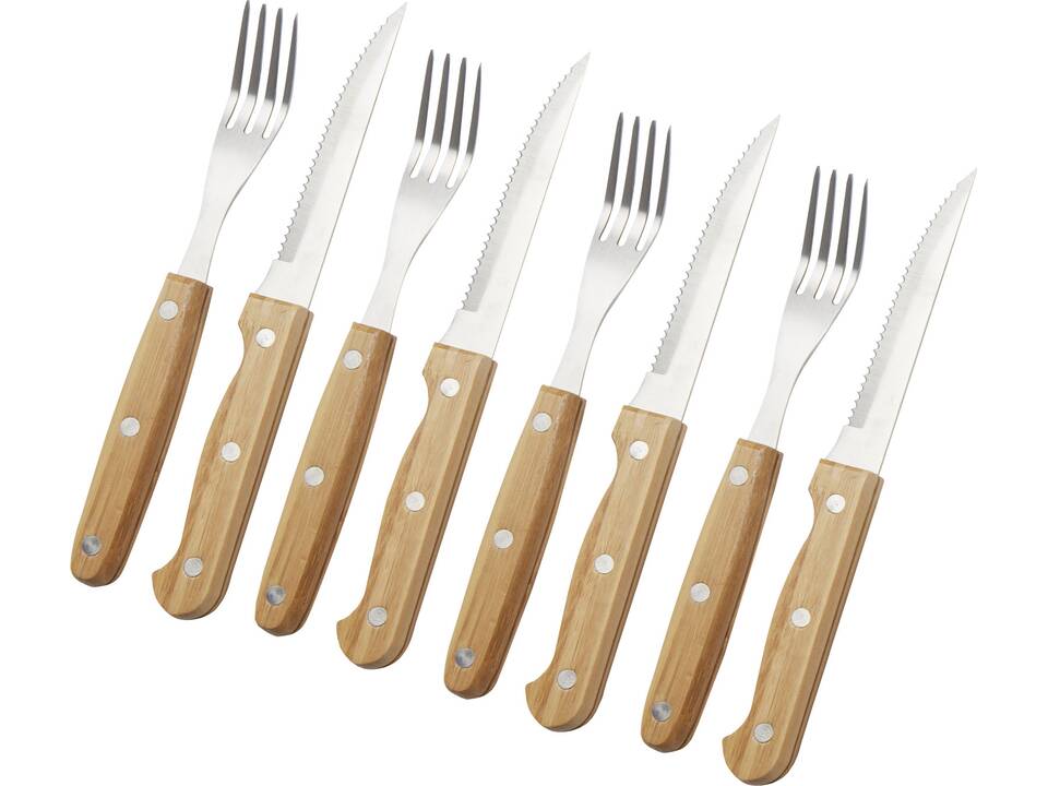 Bif steak cutlery set 6