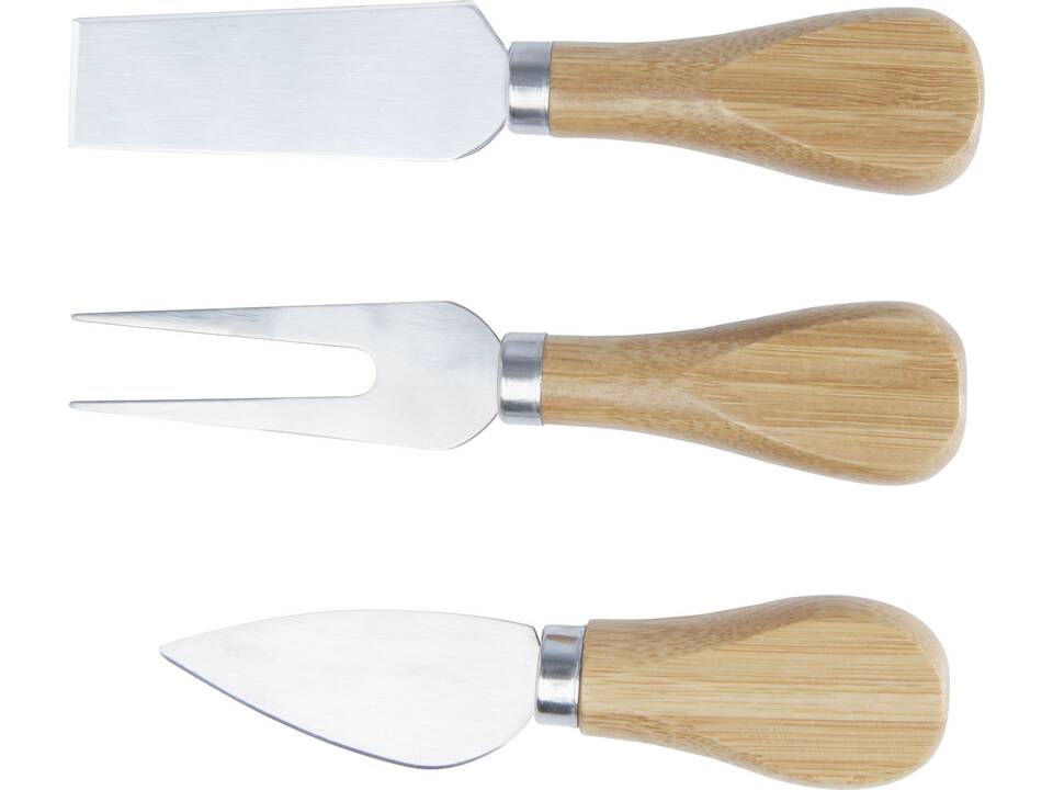 Ement bamboo cheese board and tools 2