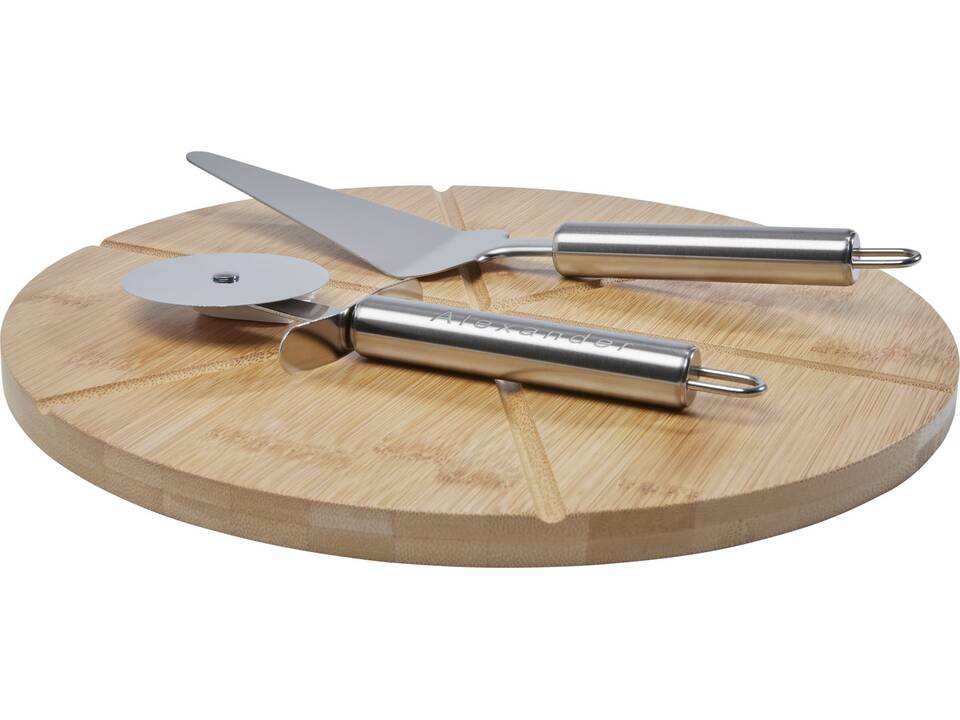 Mangiary bamboo pizza peel and tools 2