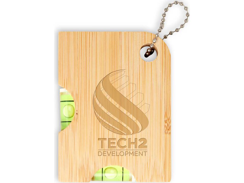 Levo bamboo bottle opener with level 1