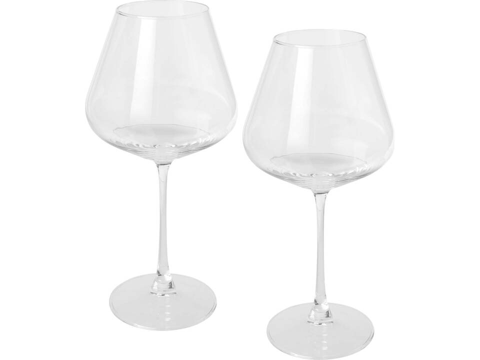 Rosso 2-piece wine glass set 4