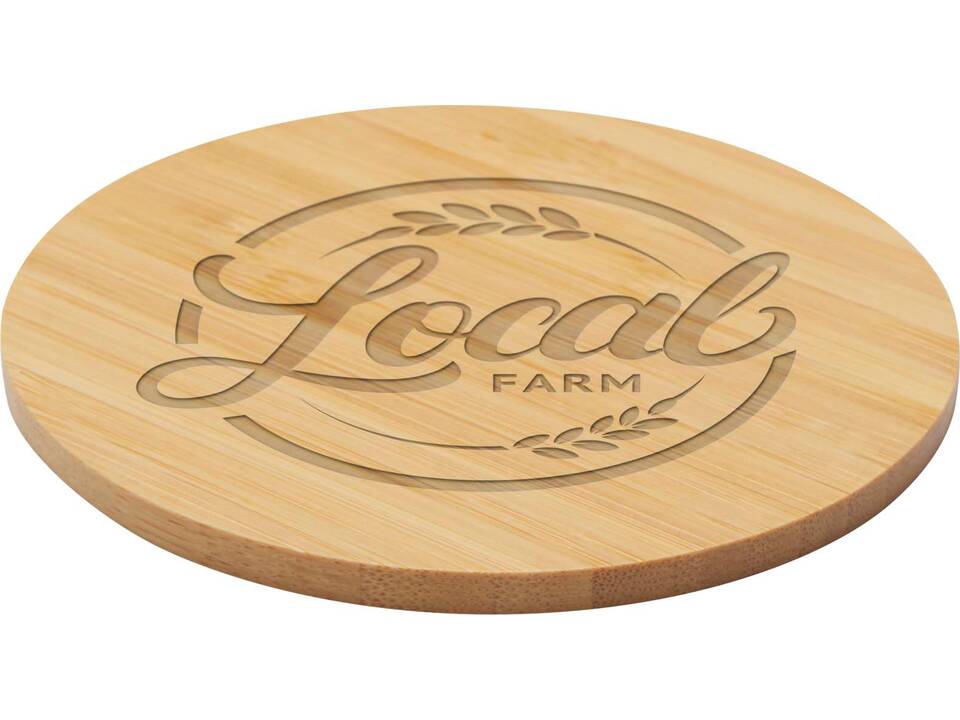 Cha bamboo coaster 1