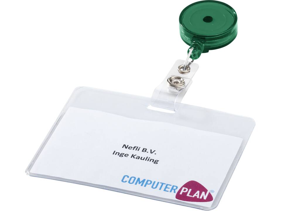 Roller clip employee badge 19