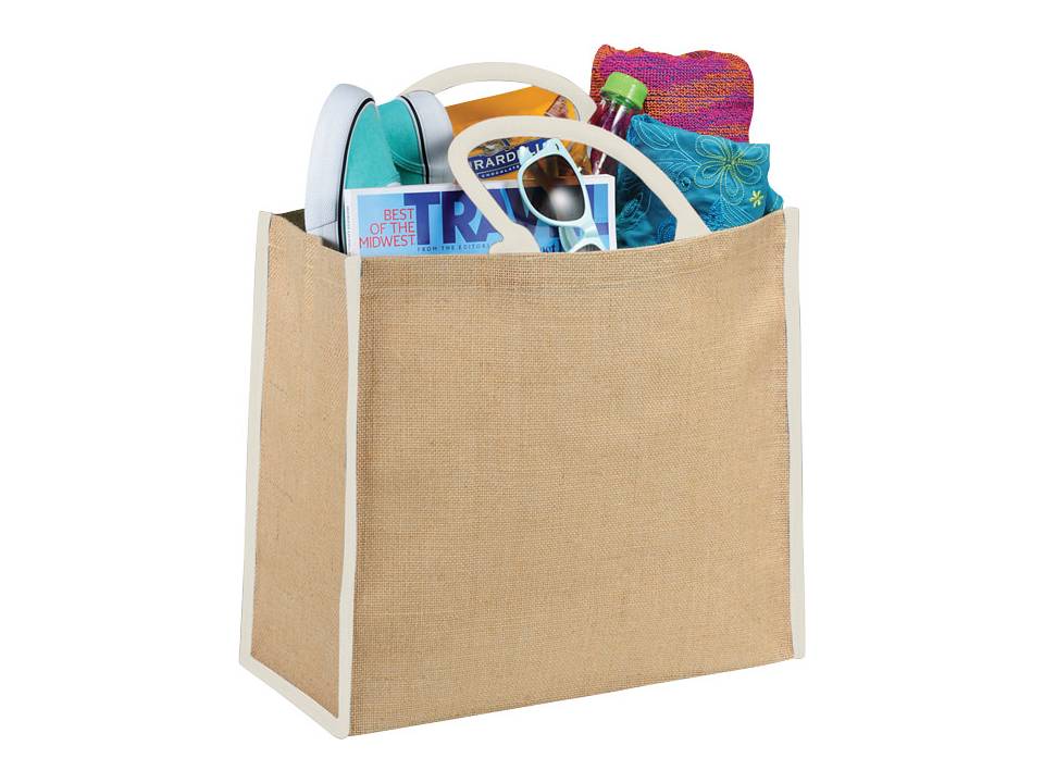 Big large jute tote 10