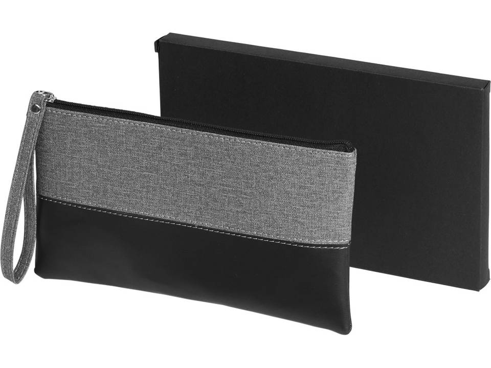 Heathered cosmetic bag 6