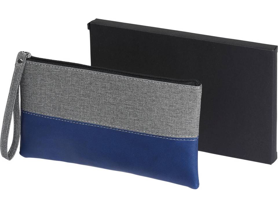 Heathered cosmetic bag 3