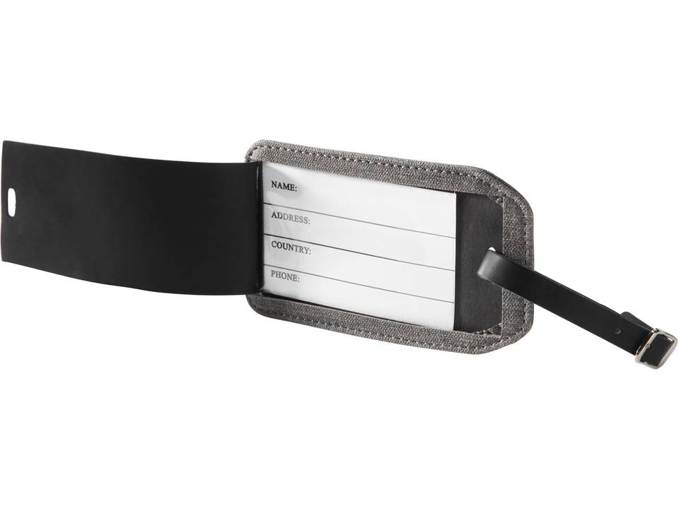 Heathered luggage tag 6