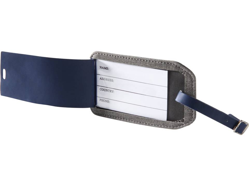 Heathered luggage tag 1