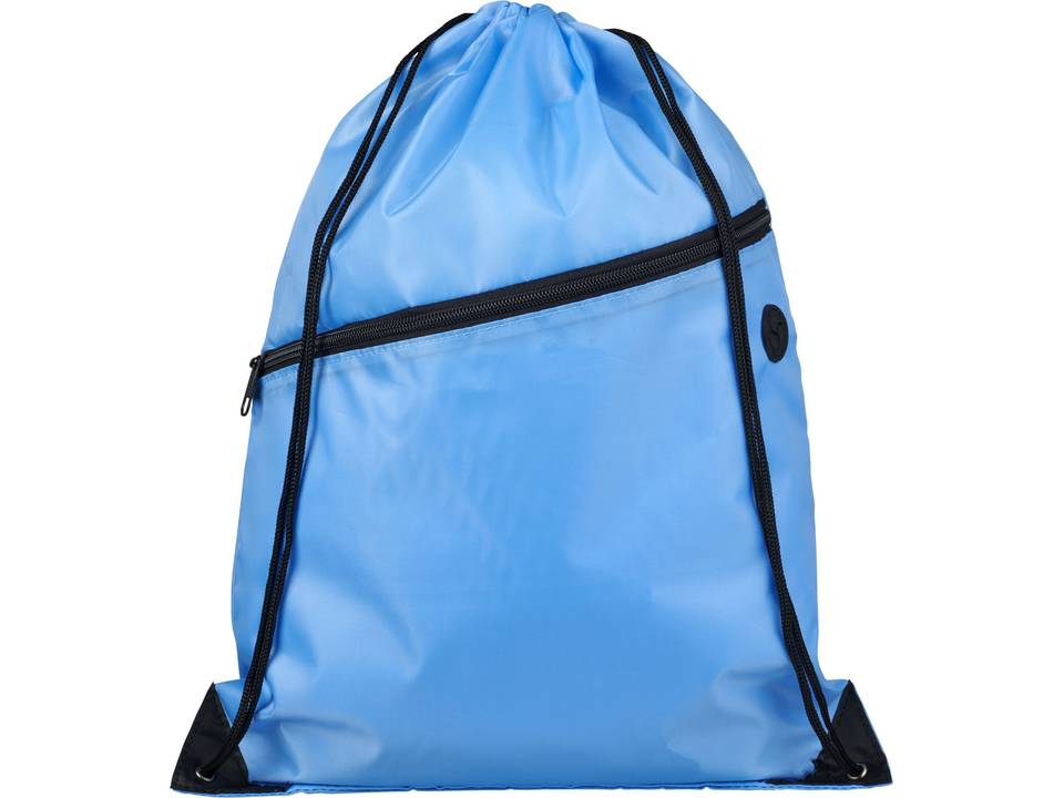 Oriole zippered drawstring backpack 15
