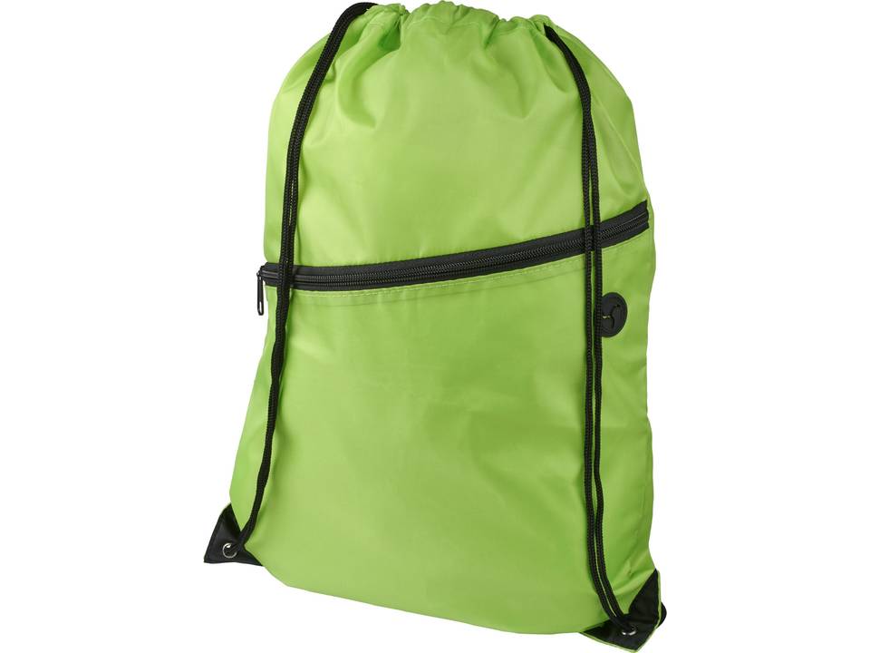 Oriole zippered drawstring backpack 26