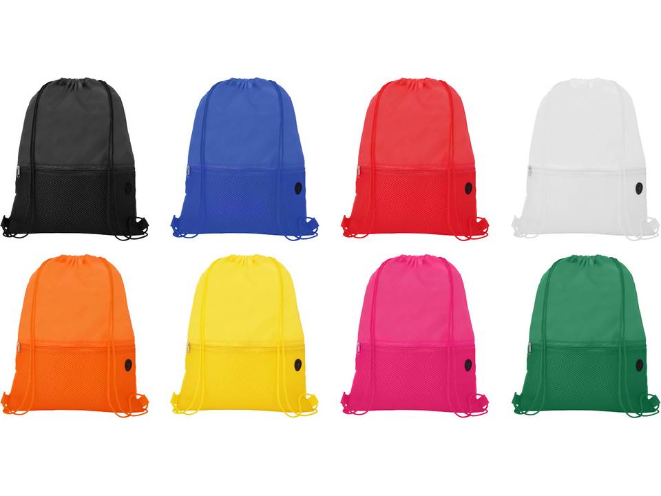 Oriole mesh drawstring backpack 27