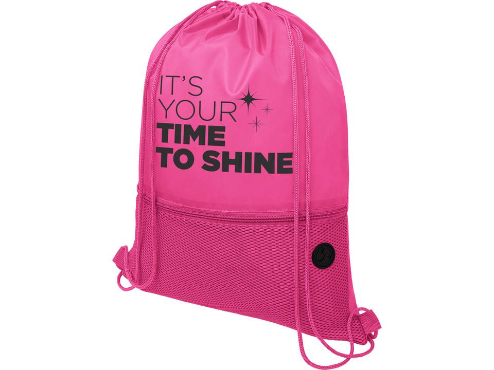 Oriole mesh drawstring backpack 44