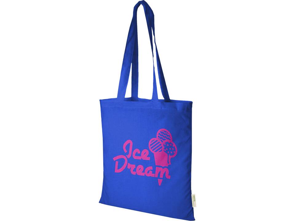Orissa 100 g/m² GOTS organic cotton tote bag 18