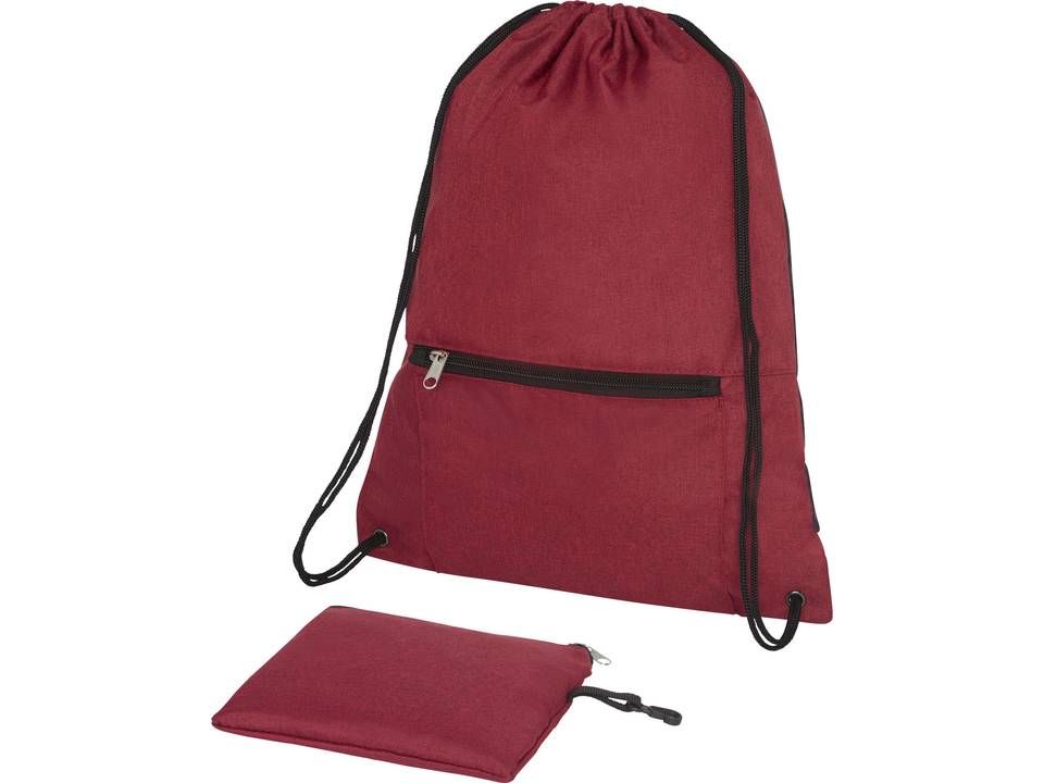Hoss foldable drawstring backpack 5
