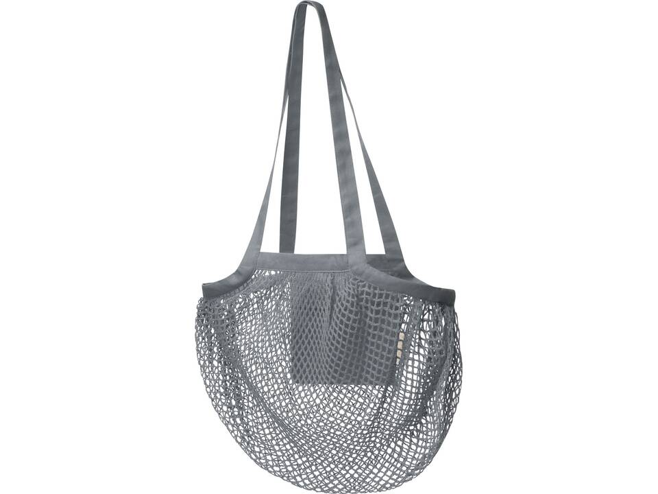 Pune 100 g/m2 GOTS organic mesh cotton tote bag 25