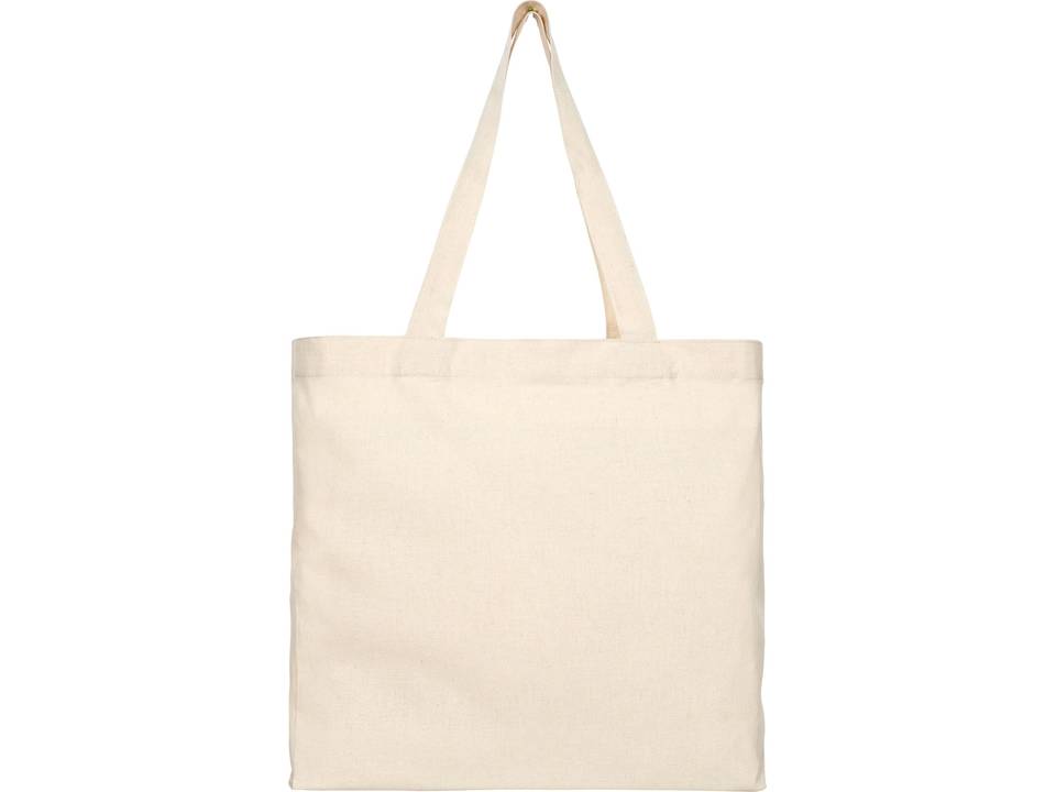 Pheebs 210 g/m2 recycled cotton gusset tote bag 7