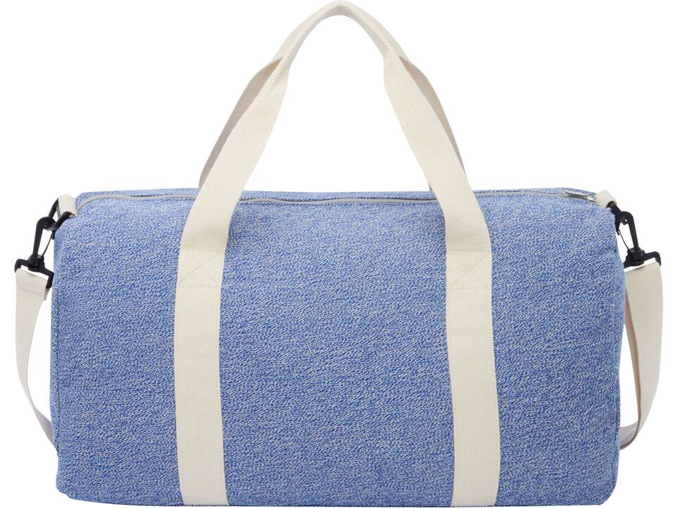 Pheebs 210 g/m² recycled cotton and polyester duffel bag 8