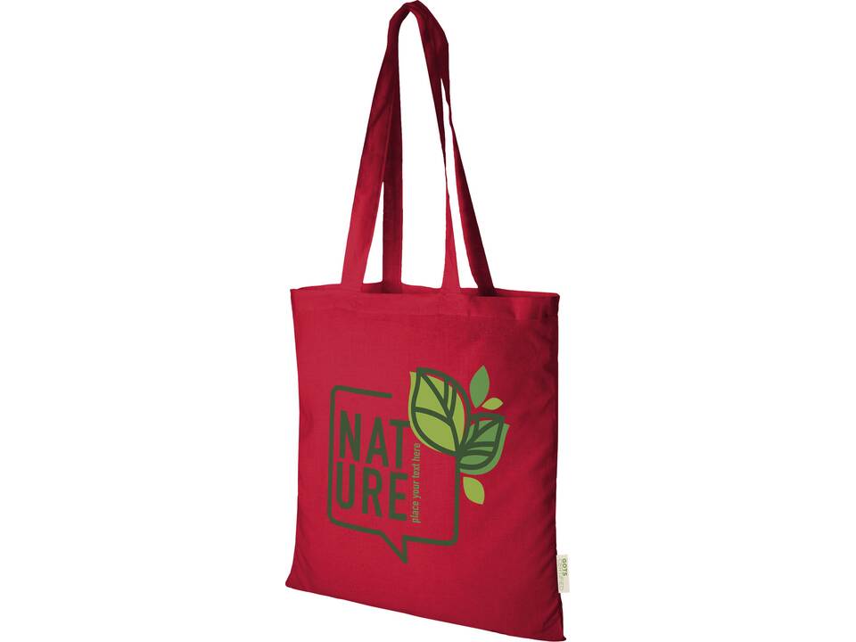 Orissa 140 g/m² GOTS organic cotton tote bag 11